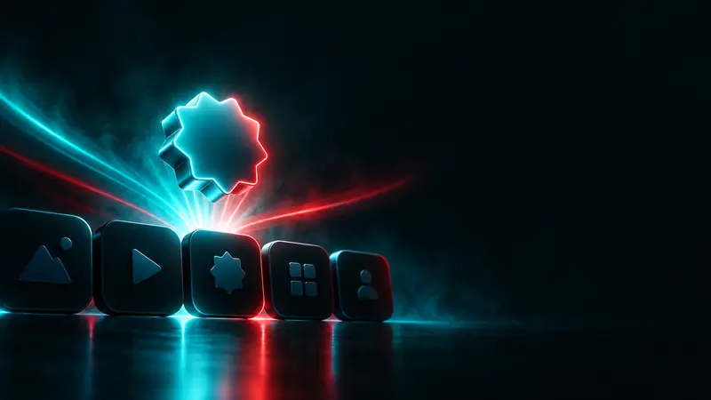 Neue Online Casinos als leuchtende Kacheln